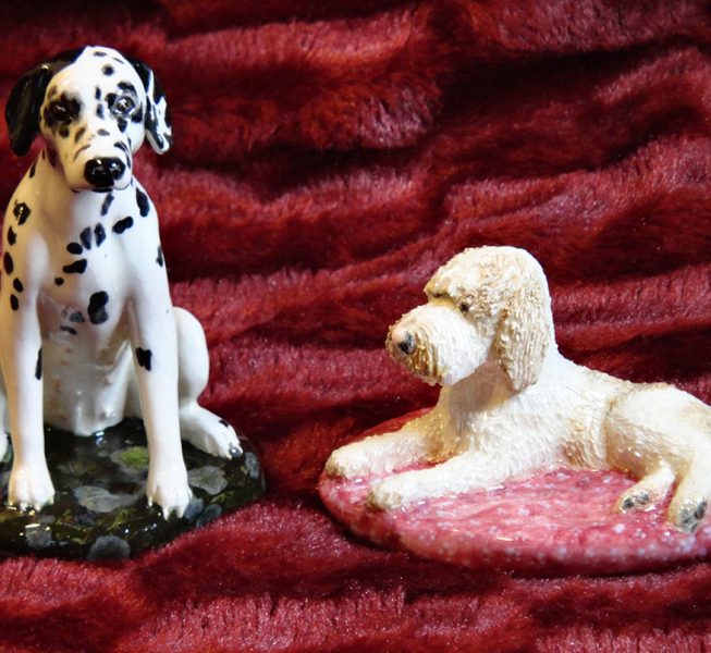 Ceramic Dog Sculptures - Susan Tindall